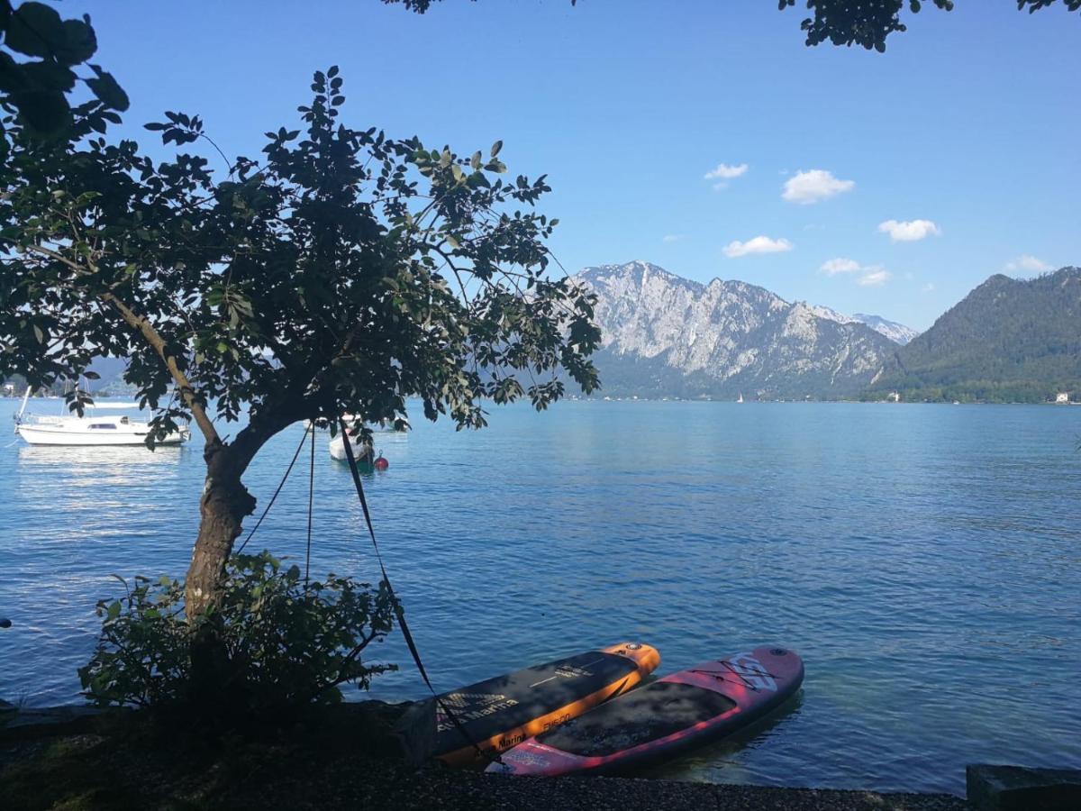 Ferienwohnung Mit Seeblick, Unterach Am Attersse Unterach am Attersee Kültér fotó